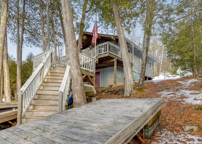 Waterfront Deck + Views: Schroon Lake Sanctuary