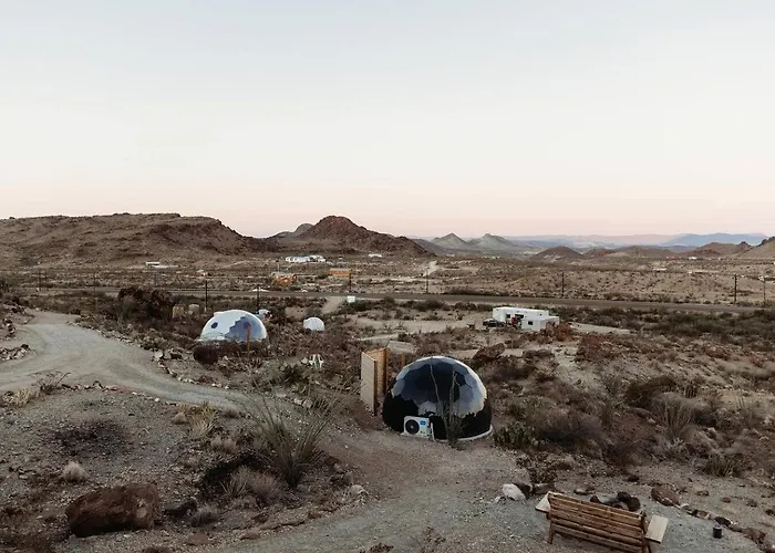 Incredible Dome On A Unique Space-Themed Site With Stunning Desert Views Near Big Bend National Park In Terlingua, Texas