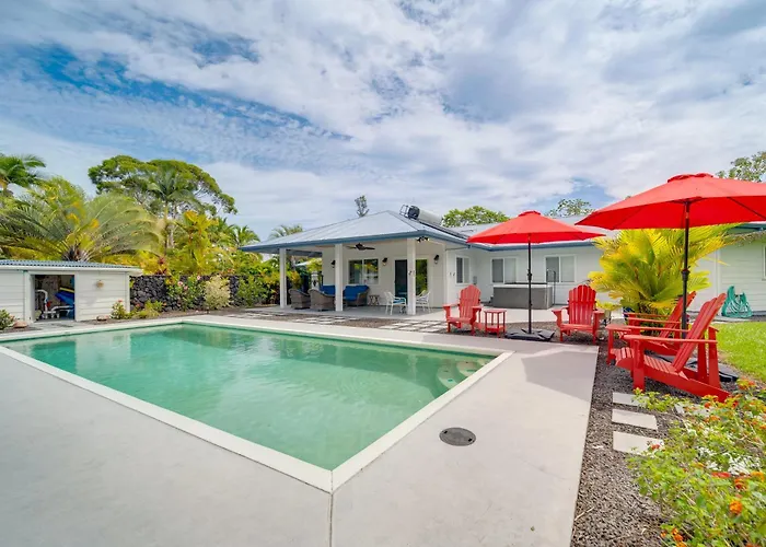 Lush Puna Coast Escape! Spacious Home W/ Pool