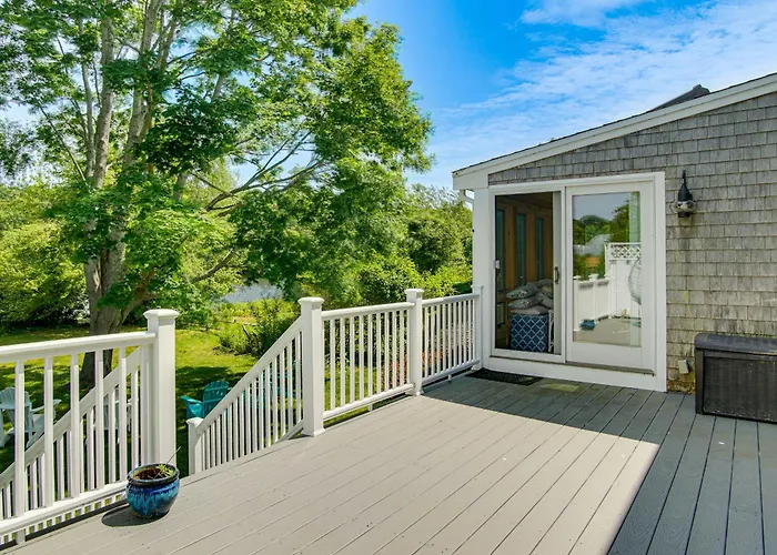 Walk To Beaches! Waterfront Hyannis Gem W/ Sunroom