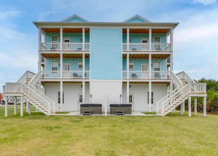 Hot Tub, Waterway/Ocean Views! Sneads Ferry Escape
