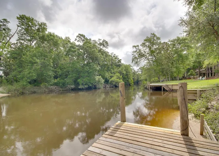 Wolf River Lodge! Home W/ Dock, Large Deck