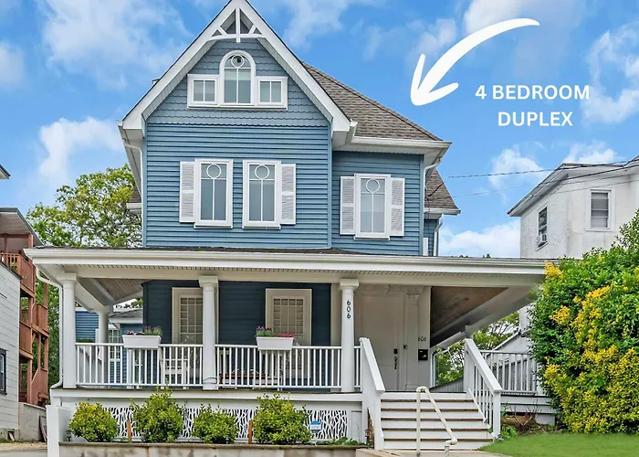 Spacious 4Br Duplex - 5 Blks 2 Beach - Badges Incl
