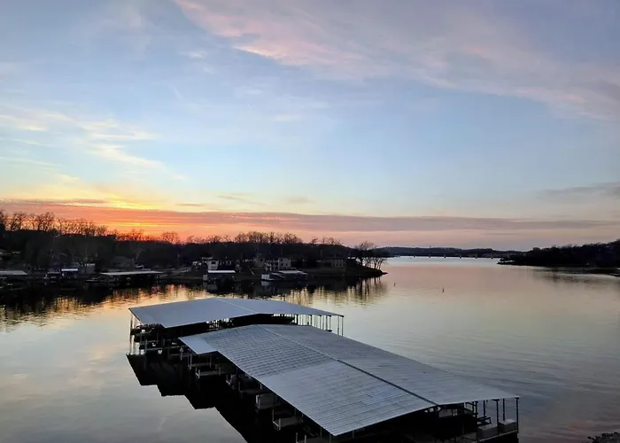 Sunset Lakefront Retreat With Luxe Upgrades