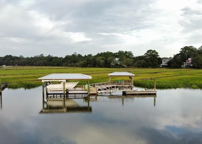 Waterfront Vacation Rental In Darien, Ga - Private Hot Tub & Dock