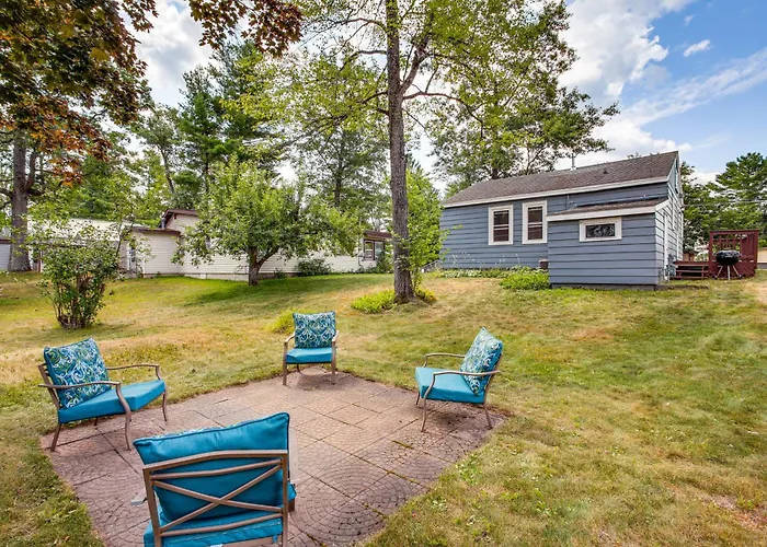 Shawano Lake Home: Beach Access, Partial Lake View