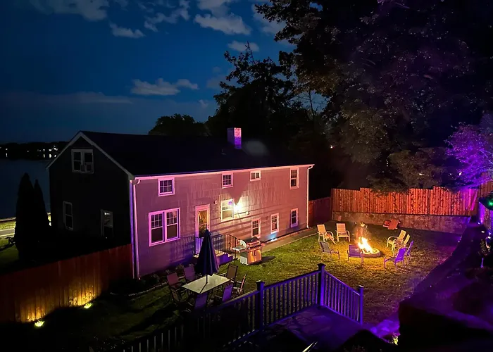 5Br Waterview Home Near Cove Beach, Sauna, Game Room, Fenced Backyard
