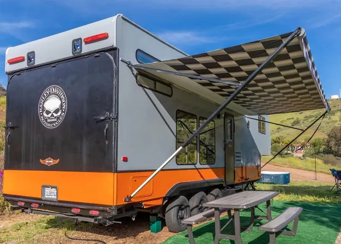 Harley Davidson Ranch Glampling With Kids Play Zone