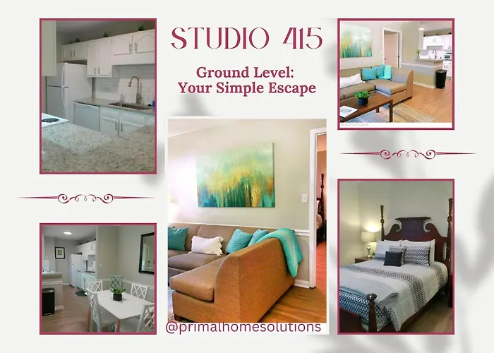 Studio 415 Spring Lake - Fayetteville Near Fort Bragg - Ground Level, Your Cozy Hideaway - Perfect For Short Or Long-Term Stays