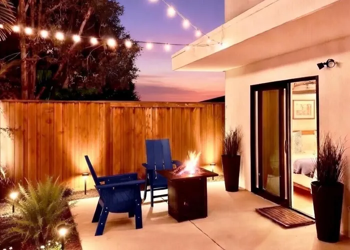 2026 Award Winner, Luxe 2Br, Steps To Sand & Pier, With Fire Pit, Ac And Parking