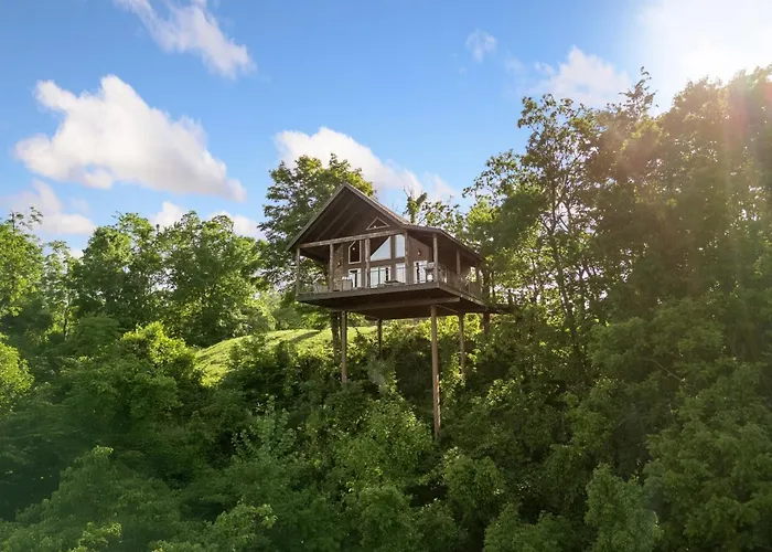 Canyon View Treehouse- Fall Vacation With A View