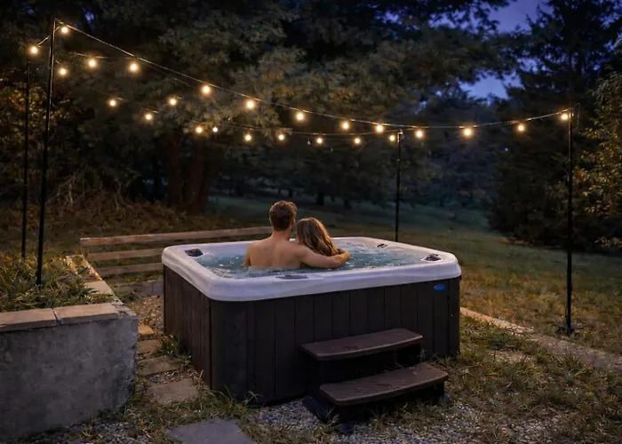 Deer Pond Lodge Lawn Games Hot Tub Game Room 1Pet