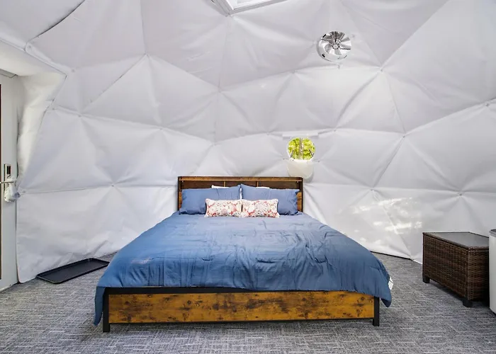 Pleasant River Glamping Dome 1 King Bed