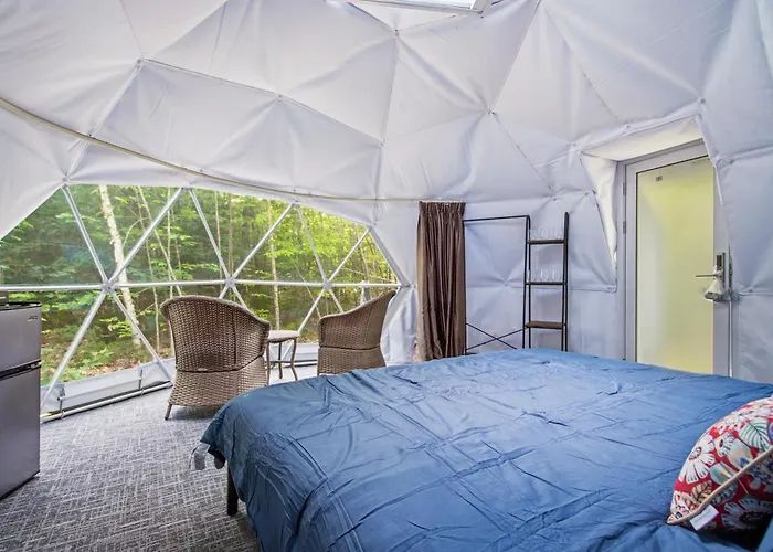 Pleasant River Glamping Dome 1 King Bed