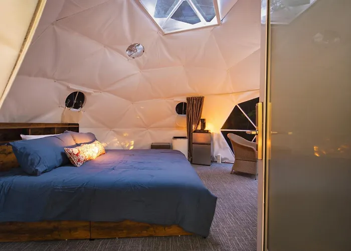 Pleasant River Glamping Dome 1 King Bed