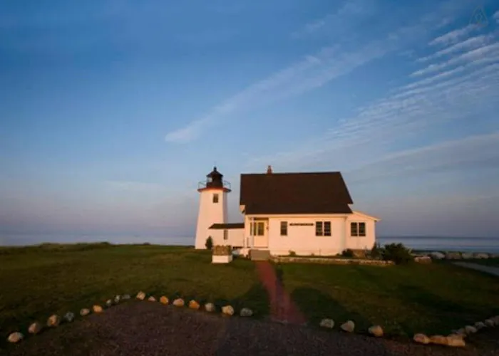 Historic Lighthouse Cottage Rental With A Secluded Beach In Pocasset, Massachusetts