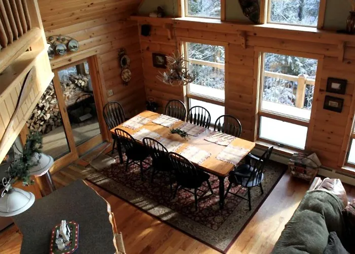Luxury Cabin With Private Hot Tub Near Sunday River, Maine