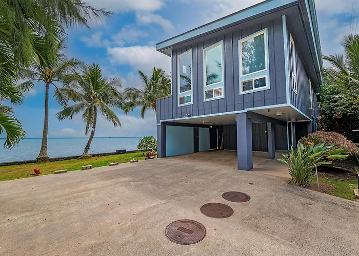 Oceanfront Gem In The Beautiful Kaneohe Dream Home Paradise Family Retreat