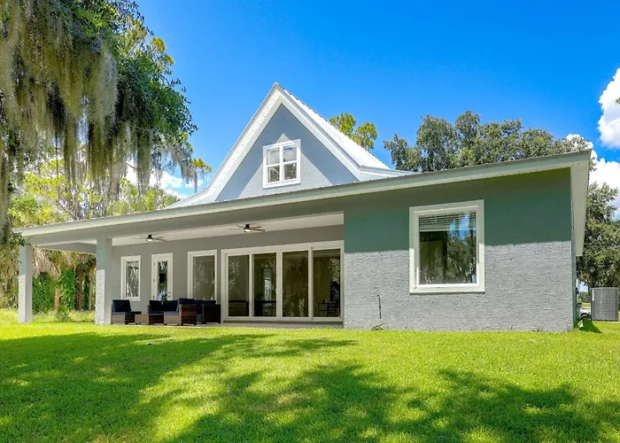 Private Dock & Patio! Lake June Waterfront Home