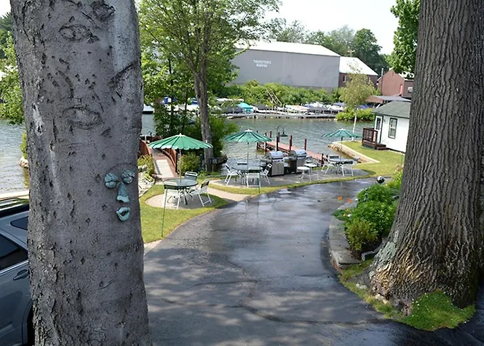 Comfortable Group Camping Rental With Weber Gas Grill In Lake Region Of New Hampshire