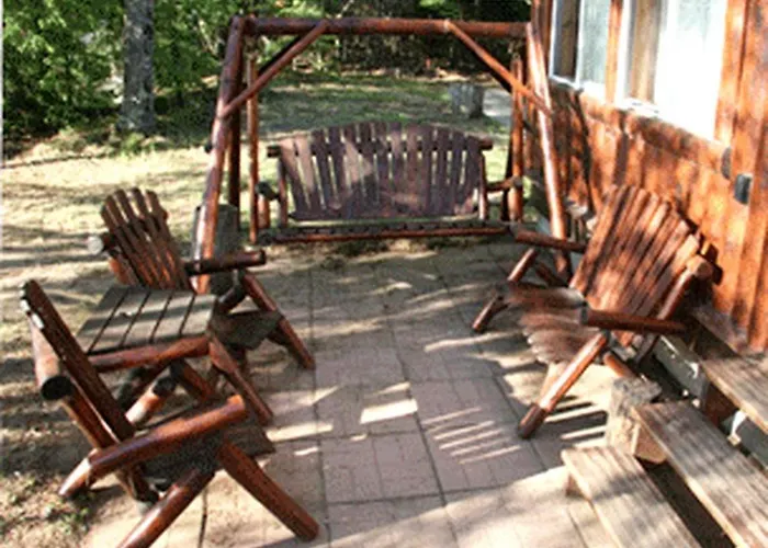Rustic Lakeside Cabin Rental With A Paddleboat And Canoe In Rhinelander, Wisconsin
