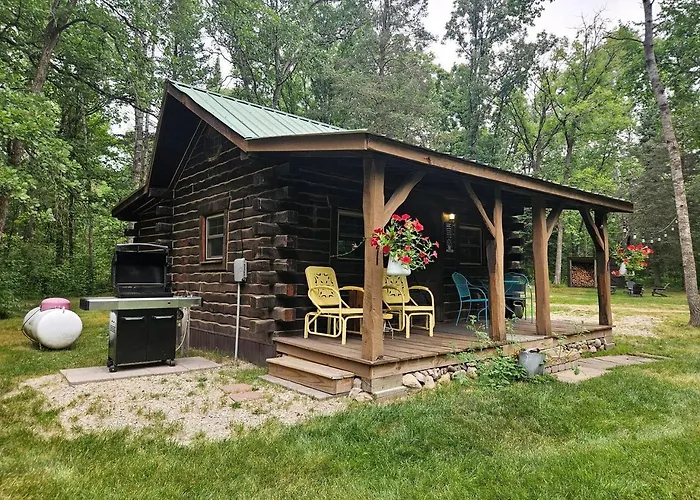 Secluded Studio Cabin With Private Lakefront Near Park Rapids, Minnesota