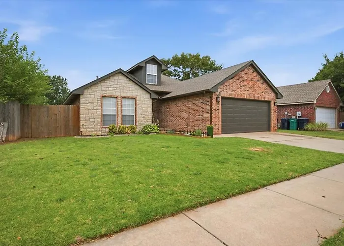 Family Friendly 3Br, Loft Office Near Okc
