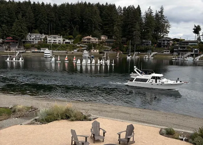 Luxury Waterfront Home Walk To Downtown Gig Harbor