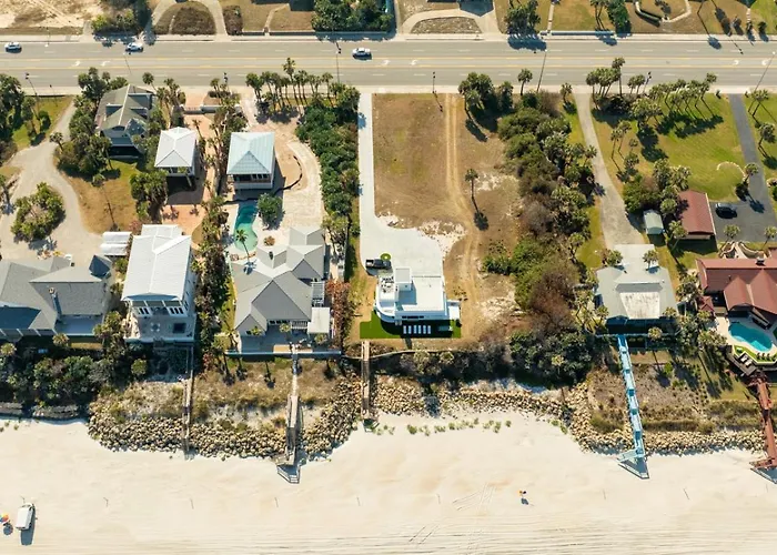 Oceanfront Estate,Rooftop Lounge,Game Room
