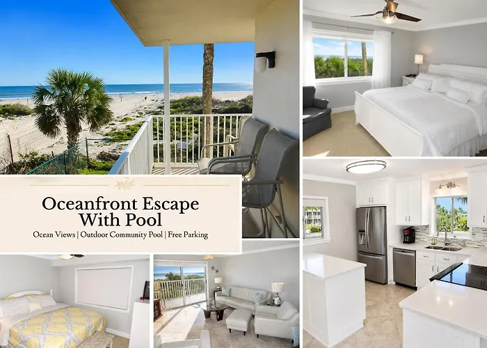 Oceanfront Modern 2Br Wpool & Beach Access