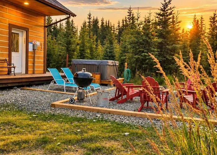 Denali Wild Stay - Bear Cabin With Hot Tub And Free Wifi, Private, Sleep 6