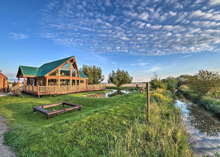 Stunning Driggs Retreat W/ Private Hot Tub & Pond!