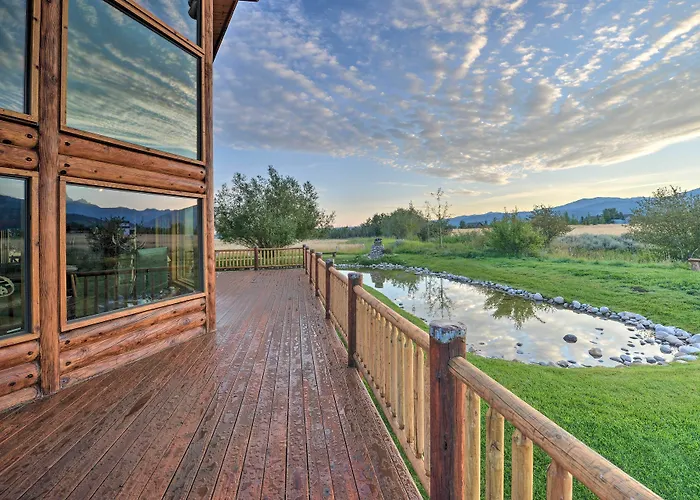 Stunning Driggs Retreat W/ Private Hot Tub & Pond!