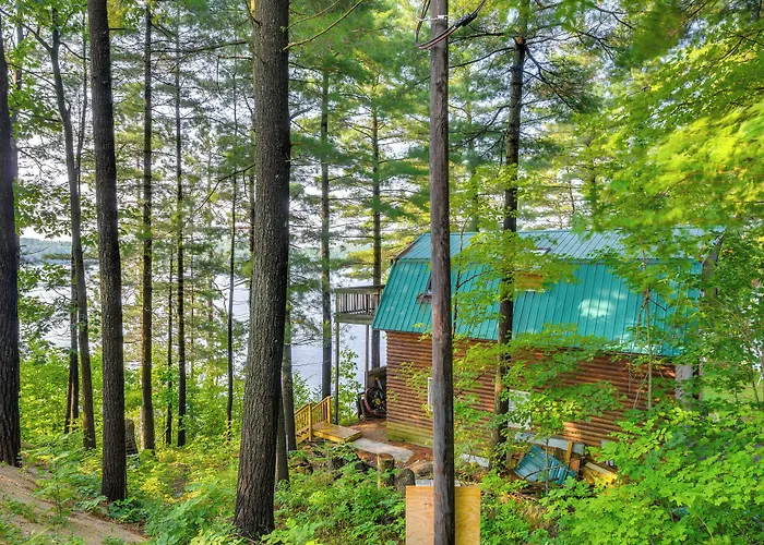 Lakefront Harrisville Cabin W/ Dock & Decks!
