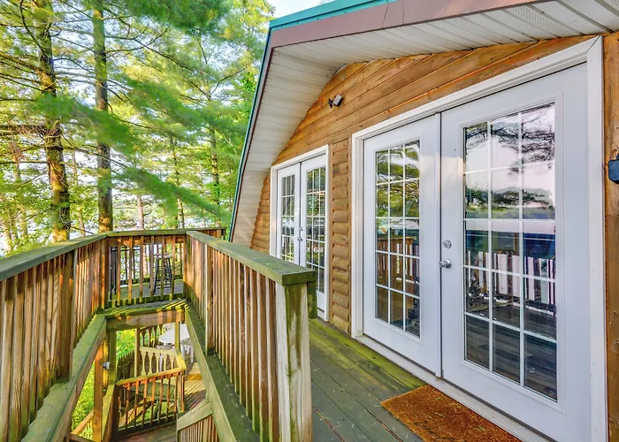 Lakefront Harrisville Cabin W/ Dock & Decks!
