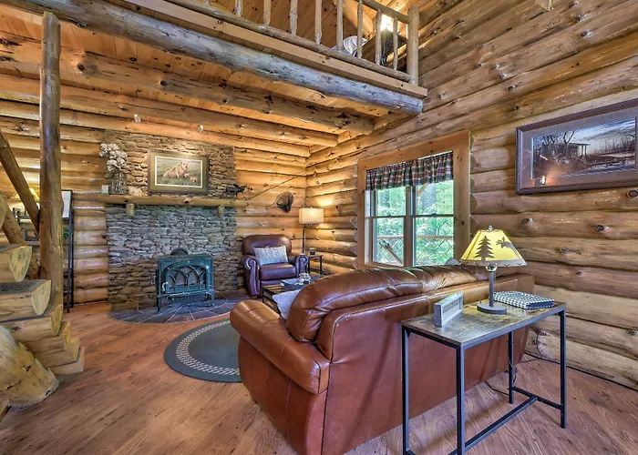'The Red Pine Cabin' W/ Private Pond & Dock!