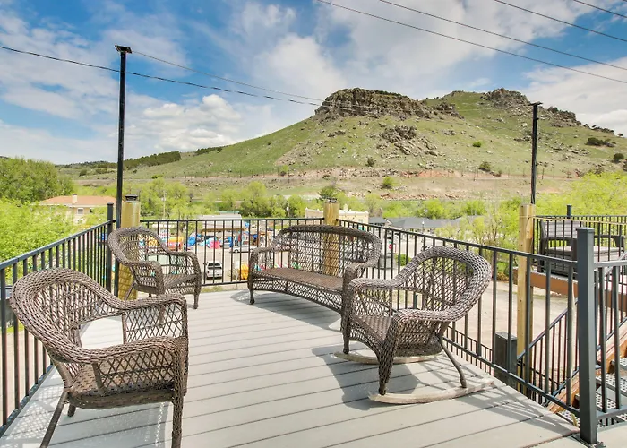 Central Lava Hot Springs Studio W/ Deck & Views!