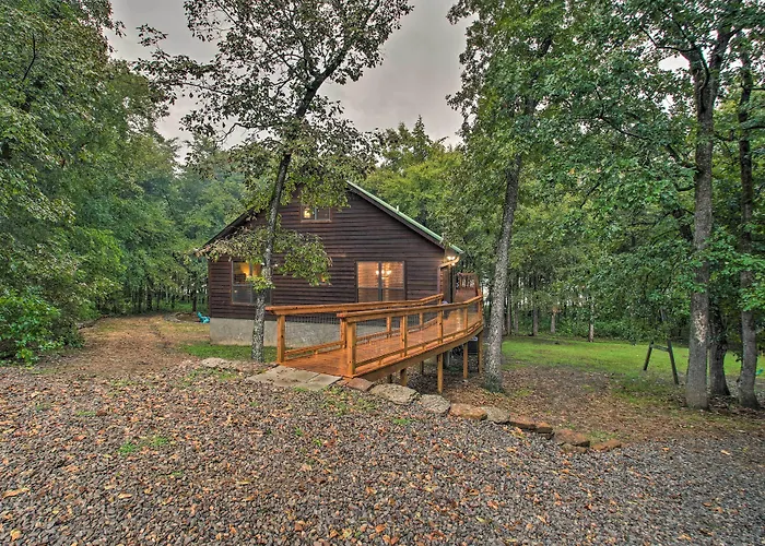 Waterfront Lake Dardanelle Home W/ Dock & Fire Pit