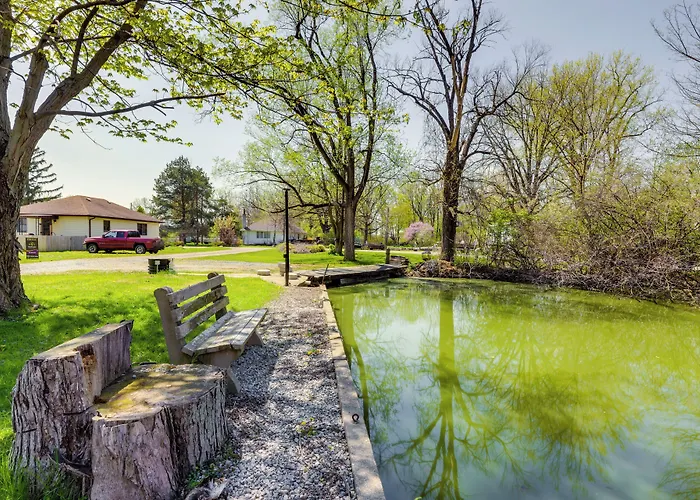 Pet-Friendly Ohio Escape W/ Deck & Community Dock!