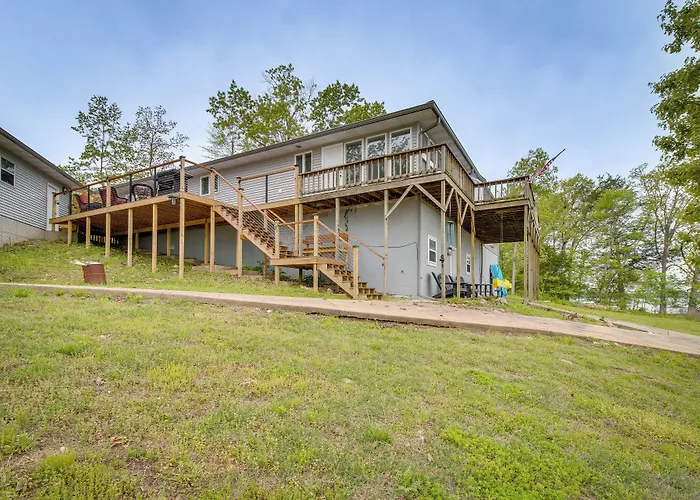 Serene Lakefront Mountain Home Getaway W/ Atrium!