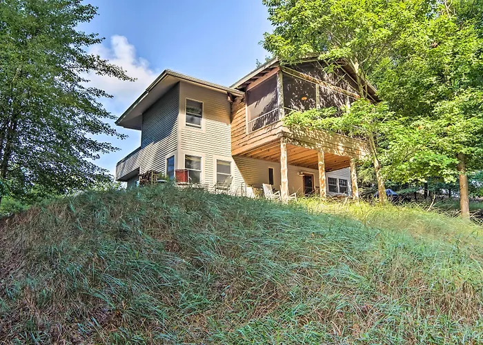 Forested Pentwater Vacation Rental - Walk To Beach