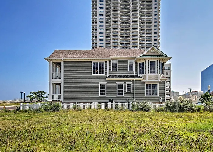 Idyllic Oceanfront Home On Atlantic City Boardwalk