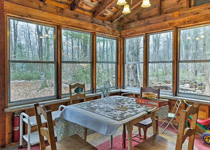East Otis Reservoir Cabin W/ Porch - Walk To Lake!