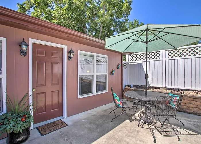 Cozy Ironton Cabin W/ Shared Pool & Private Patio!