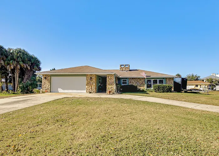 Waterfront Home On Canal W/ Dock & Pedal Boat!