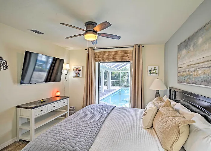 Canal Waterfront Home With Private Pool & Dock!