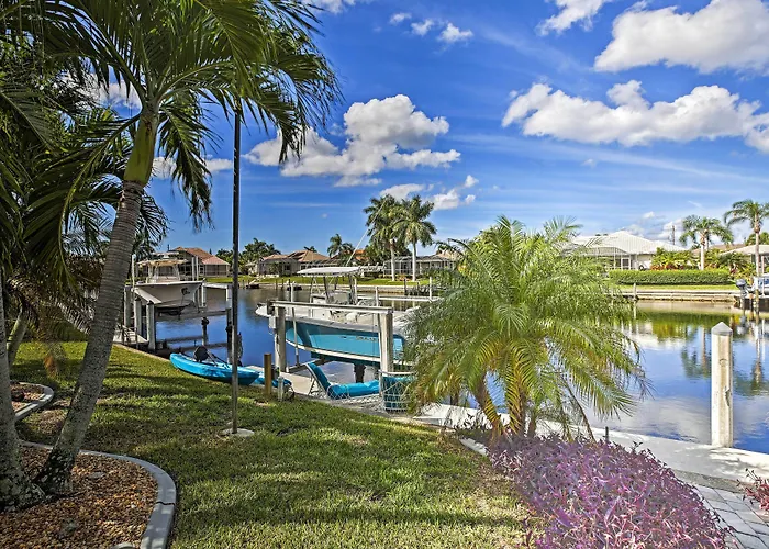 Canal Waterfront Home With Private Pool & Dock!