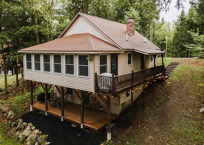 Waterfront Sebec Lake Home W/ Yard + Fire Pit