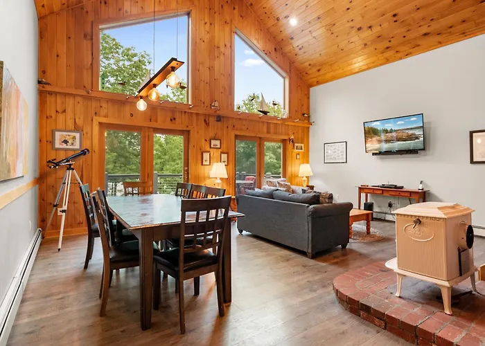 Riverfront Home W/ Deck, Amazing Views & Firepit - Near The Best Of Maine