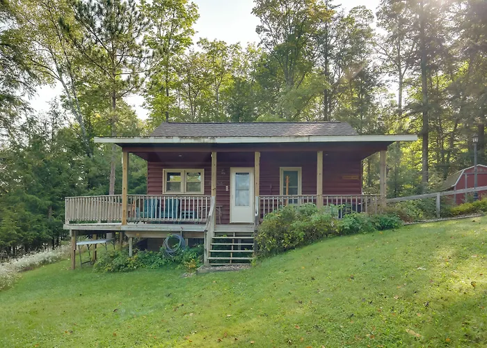Waterfront Mercer Cabin W/ Wraparound Porch!
